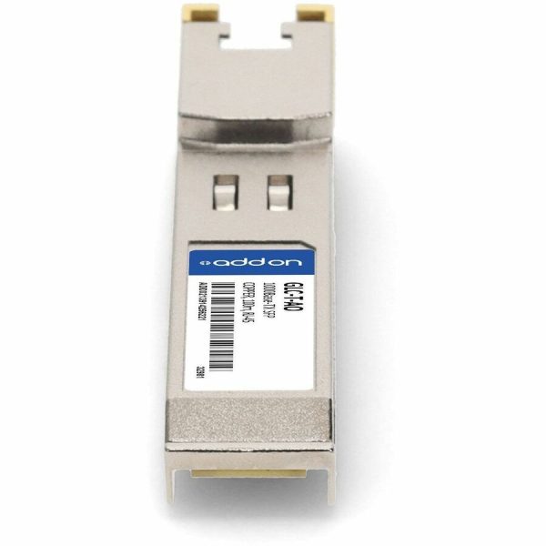 AddOn Cisco GLC-T Compatible TAA Compliant 10/100/1000Base-TX SFP Transceiver (Copper, 100m, RJ-45) - Image 4