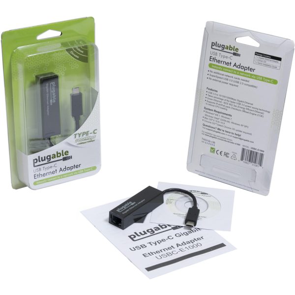 Plugable USB C Ethernet Adapter, Fast and Reliable Gigabit Connection - Image 3