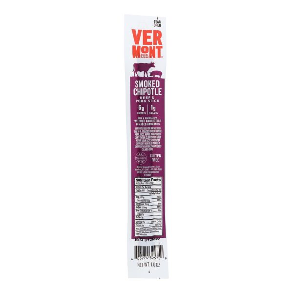 Vermont Smoke And Cure RealSticks - Chipotle - 1 oz - Case of 24 - Image 2