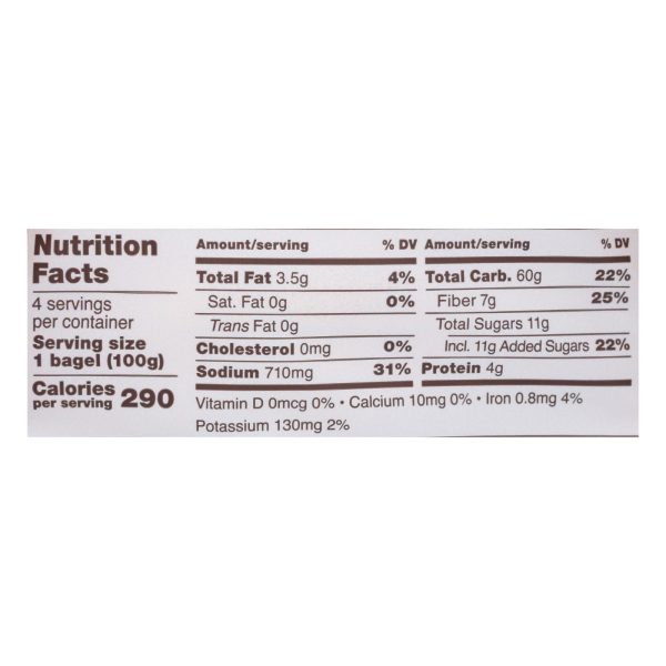 Schar - Bagel Plain - Case of 4 - 14.1 OZ - Image 2