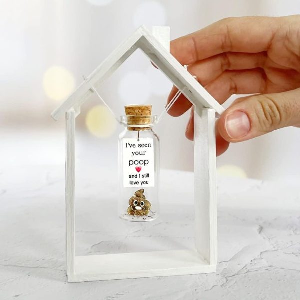 Cute Girlfriend and Boyfriend Gifts   Personalized Anniversary Present for Her Him   Custom Birthday Gift Idea for Women Men (Brown Poop   I've Seen Your Poop and I Still Love You in Craft Gift Box) - Image 6