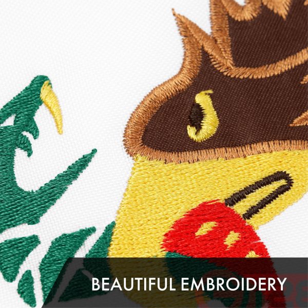 G128 3 Pack: Mexico Mexican Flag | 3x5 Ft | ToughWeave Series Embroidered 300D Polyester | Country Flag, Embroidered Design, Indoor/Outdoor, Brass Grommets - Image 3