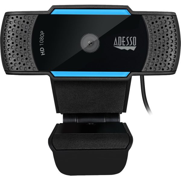 Adesso CyberTrack H5 1080P Webcam - 2.1 Megapixel - 30 fps - USB 2.0 - Auto Focus - Built-In MIC - Tripod Mount - Privacy Shutter Cover - Image 11