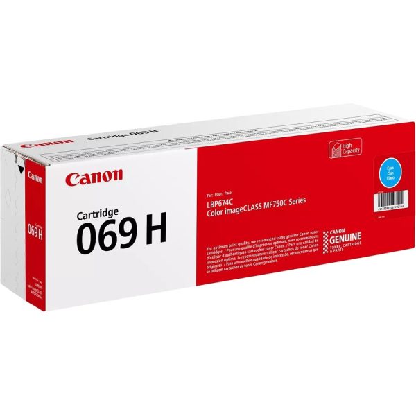 Canon 069 Original High Yield Laser Toner Cartridge - Cyan - 1 Pack - Image 5
