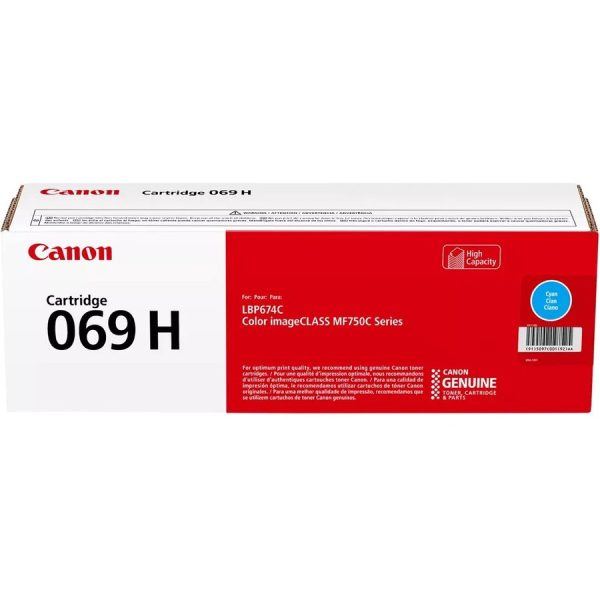 Canon 069 Original High Yield Laser Toner Cartridge - Cyan - 1 Pack - Image 6
