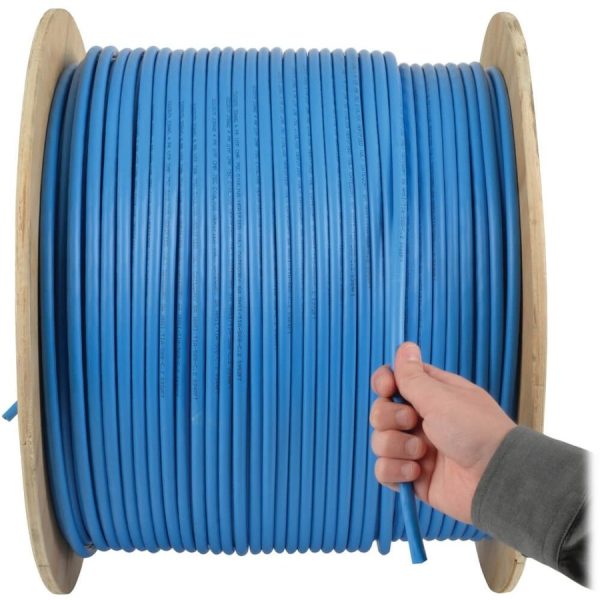 Eaton Tripp Lite Series Cat5e 350 MHz Solid Core (UTP) PVC Bulk Ethernet Cable - Blue, 1000 ft. (304.8 m), TAA - Image 2