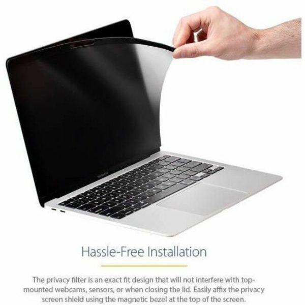 StarTech.com Laptop Privacy Screen for 13 inch MacBook Pro & Air - Magnetic Removable Security Filter - Blue Light Reducing - Matte/Glossy - Image 5