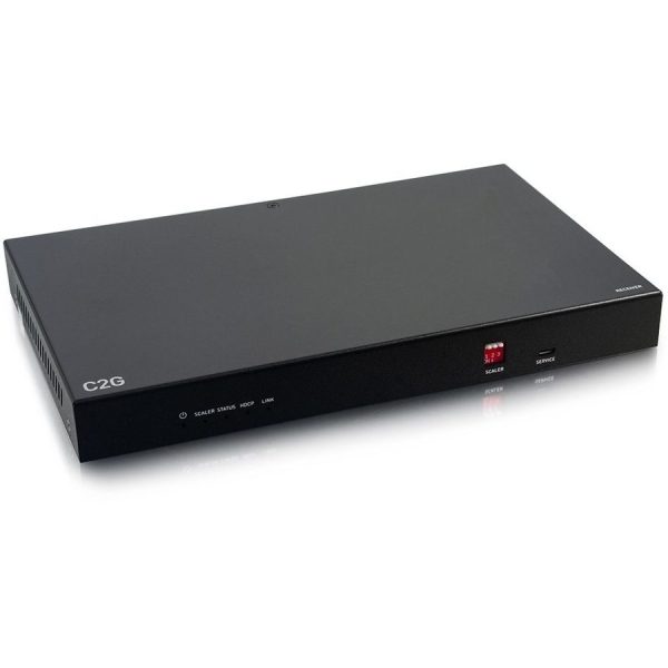 C2G HDMI HDBaseT + RS232 + IR over Cat Extender Box Scaling Receiver - Image 2