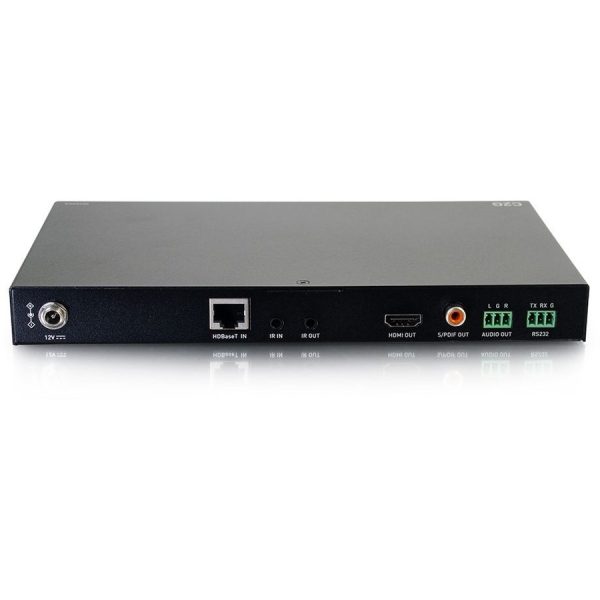 C2G HDMI HDBaseT + RS232 + IR over Cat Extender Box Scaling Receiver - Image 3