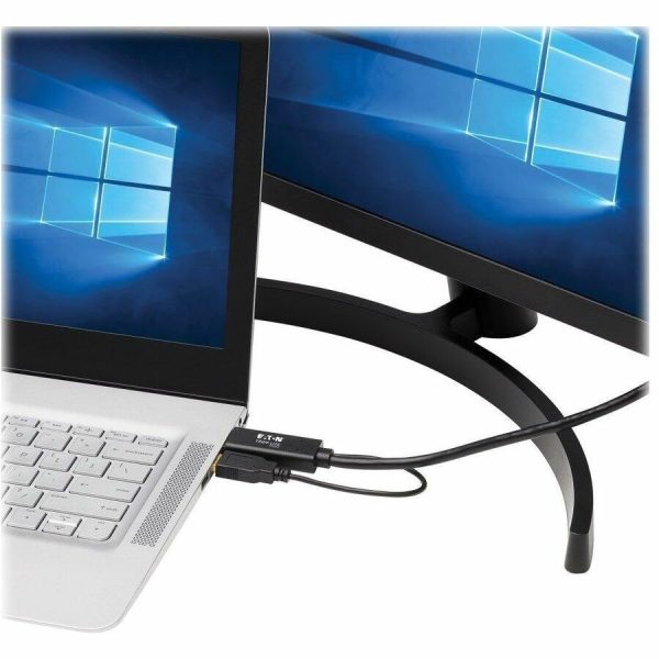 Eaton Tripp Lite Series HDMI to DisplayPort Active Adapter Cable (M/M) - 4K, USB Power, Black, 1 m (3.3 ft.) - Image 2