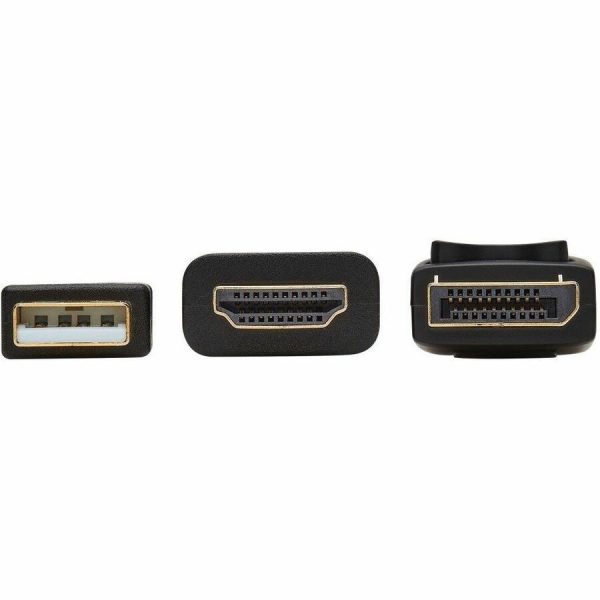 Eaton Tripp Lite Series HDMI to DisplayPort Active Adapter Cable (M/M) - 4K, USB Power, Black, 1 m (3.3 ft.) - Image 4