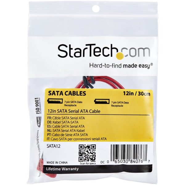 StarTech.com 12in SATA Serial ATA Cable - Image 4