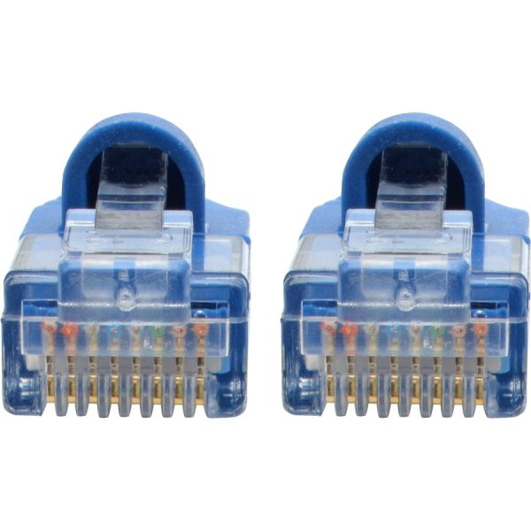 Eaton Tripp Lite Series Cat6a 10G Snagless Molded Slim UTP Ethernet Cable (RJ45 M/M), Blue, 3 ft. (0.91 m) - Image 3