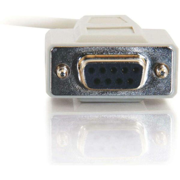 C2G 15ft DB9 F/F Null Modem Cable - Beige - Image 3