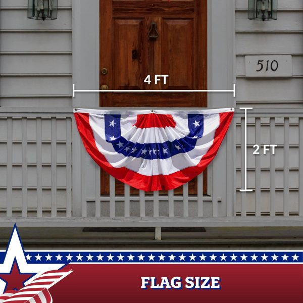 Fan Flag 2x4FT 2-Pack Embroidered Polyester By G128 - Image 8