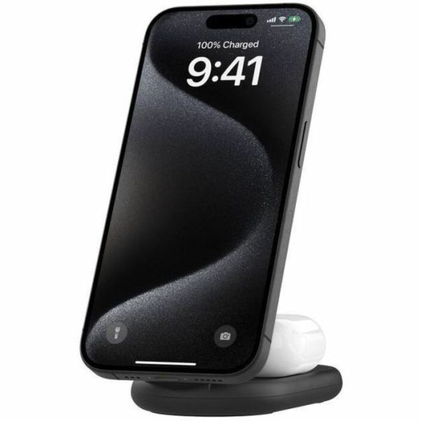 Belkin BoostCharge 2-in-1 Magnetic Foldable Wireless Charger with Qi2 15W - Image 2