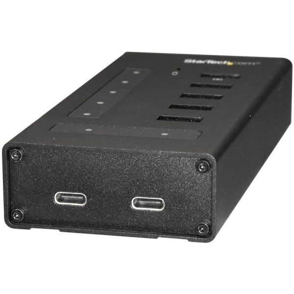 StarTech.com 7 Port USB C Hub - 2x USB-C & 5x USB-A - Mountable Metal USB 3.0 Type-C Hub - 5Gbps USB 3.2 Gen 1 - Self Powered - BC 1.2 - Image 2