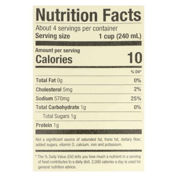 Pacific Natural Foods Chicken Broth - Free Range - Case of 12 - 32 Fl oz. - Image 2