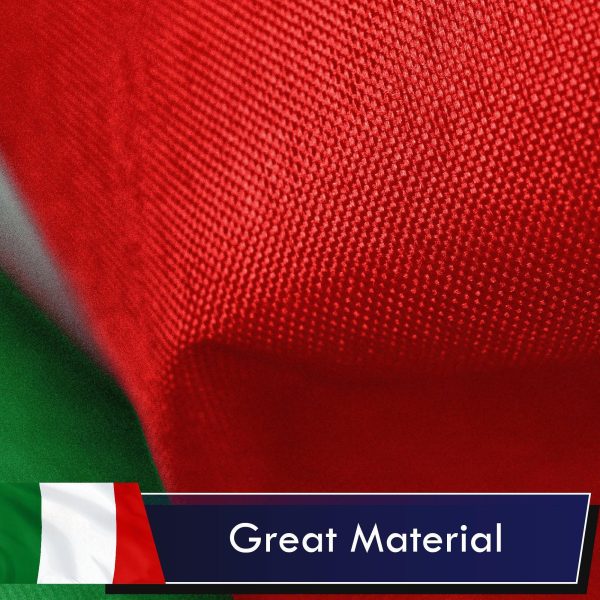 Italy (Italian) Flag 75D Printed Polyester 3x5 Ft - Image 4