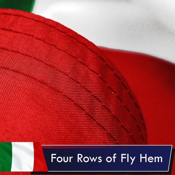 Italy (Italian) Flag 75D Printed Polyester 3x5 Ft - Image 5