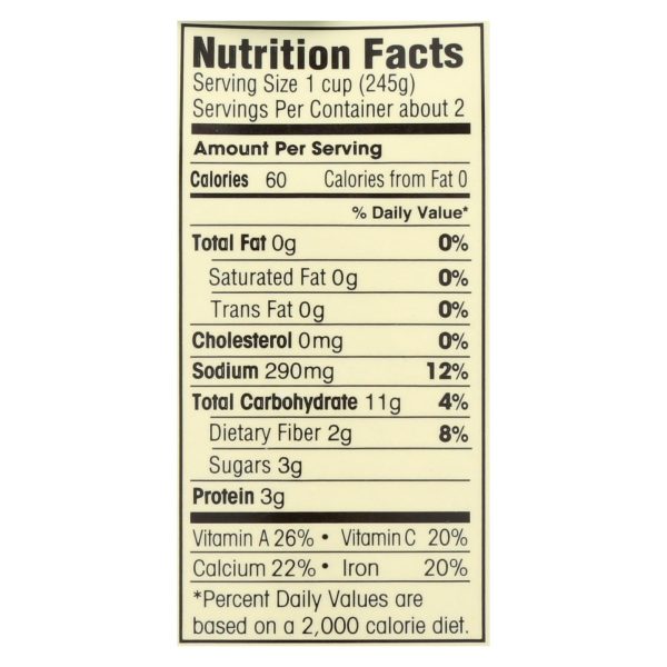 Dr. McDougall's Garden Vegetable Lower Sodium Soup - Case of 6 - 17.9 oz. - Image 3