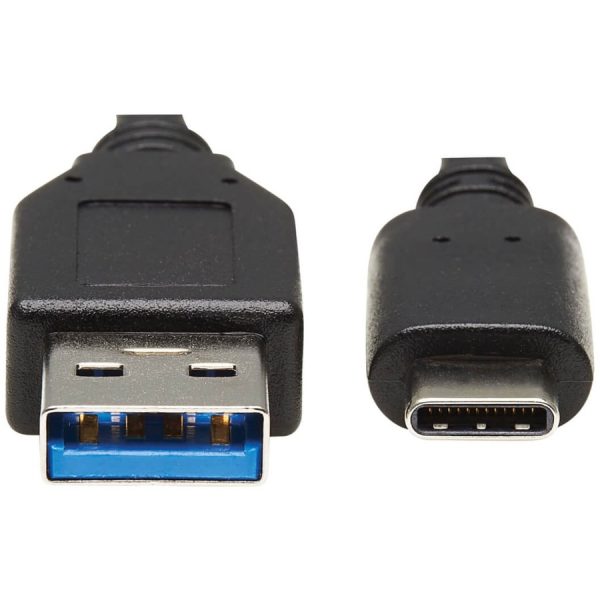 Eaton Tripp Lite Series USB-C to USB-A Cable (M/M), USB 3.2 Gen 1 (5 Gbps), Thunderbolt 3 Compatible, 20-in. (50.8 cm) - Image 3