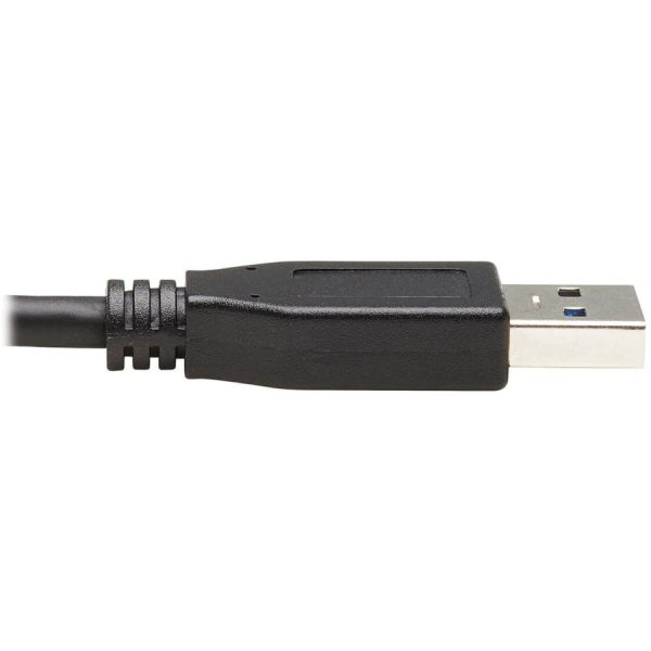 Eaton Tripp Lite Series USB-C to USB-A Cable (M/M), USB 3.2 Gen 1 (5 Gbps), Thunderbolt 3 Compatible, 20-in. (50.8 cm) - Image 5