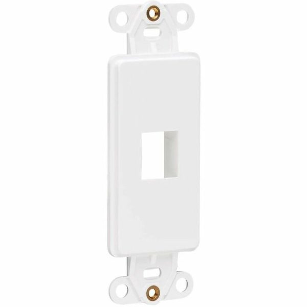 Eaton Tripp Lite Series Center Plate Insert, Decora Style - Vertical, 1 Port, TAA