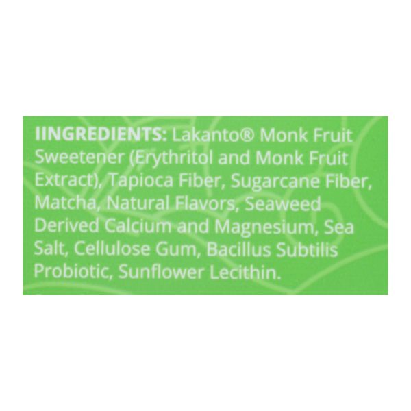 Lakanto Monkfruit Sweetened Matcha Latte  - Case of 8 - 10 OZ - Image 3