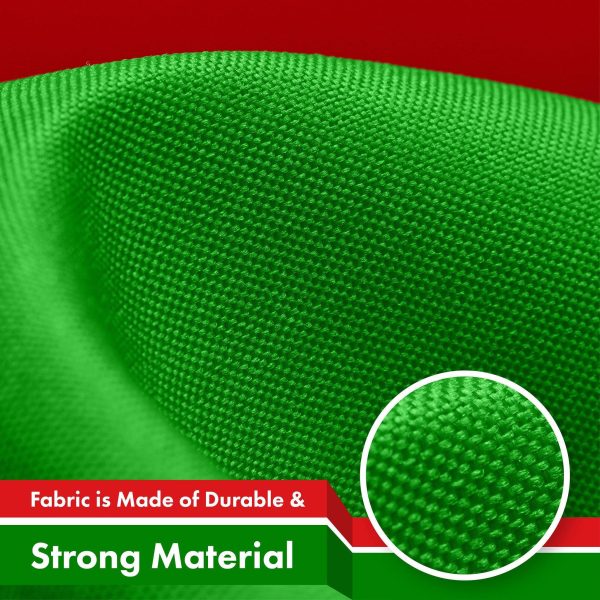G128 5 Pack: Oman Omani Flag | 3x5 Ft | LiteWeave Pro Series Printed 150D Polyester | Country Flag, Indoor/Outdoor, Vibrant Colors, Brass Grommets, Thicker and More Durable Than 100D 75D Polyester - Image 4
