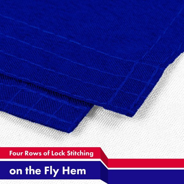 G128 5-Pack: Trump 2024 "Take America Back" Blue Flag 3x5 FT 150D Polyester - Image 5