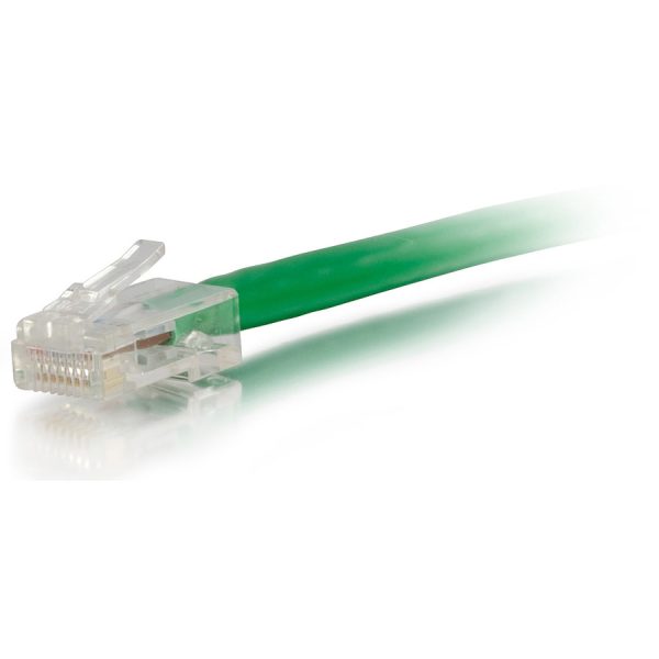 C2G-1ft Cat6 Non-Booted Unshielded (UTP) Network Patch Cable - Green - Image 3