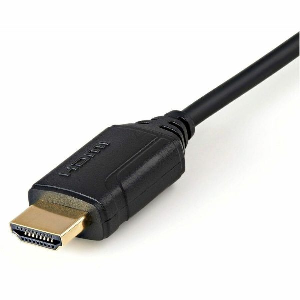 StarTech.com 1.6ft/50cm Premium Certified HDMI 2.0 Cable with Ethernet, High Speed Ultra HD 4K 60Hz HDMI Cable HDR10 UHD HDMI Monitor Cord - Image 2