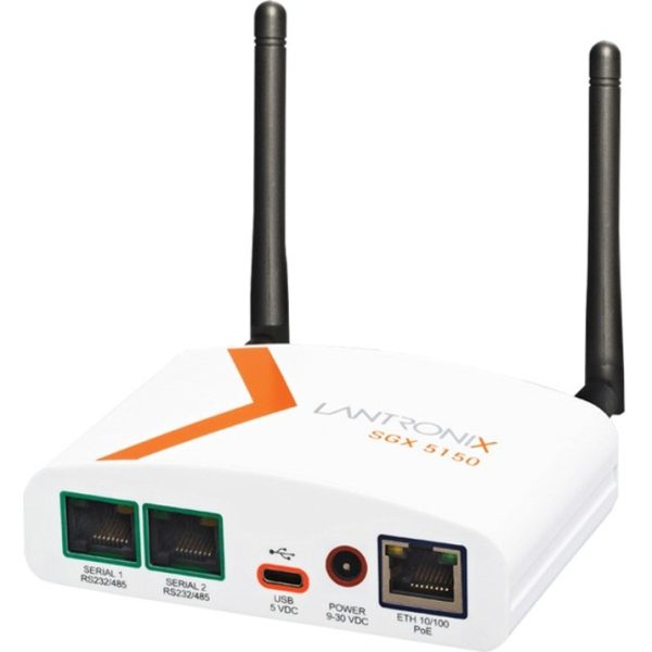 Lantronix SGX 5150 Wireless IoT Gateway, 802.11a/b/g/n/ac, 2xRS232 (RJ45), USB, 10/100 Ethernet, US Model - Image 4
