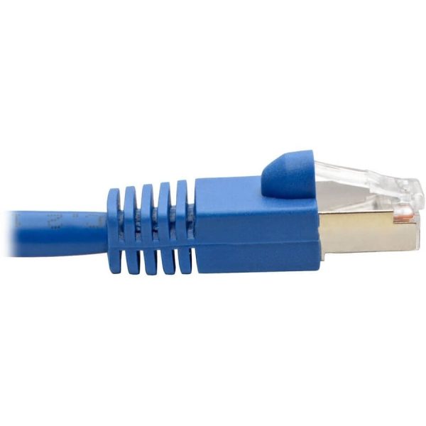 Eaton Tripp Lite Series Cat6a 10G Snagless Shielded STP Ethernet Cable (RJ45 M/M), PoE, Blue, 14 ft. (4.27 m) - Image 4