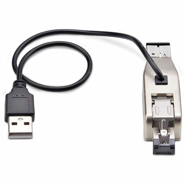 StarTech.com Gigabit Fiber to RJ45 Ethernet Media Converter Dongle, USB Powered, SMF/MMF, Single/Multimode Optical Fiber, Metal Housing - Image 3