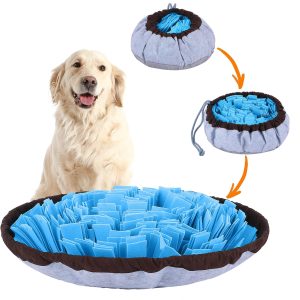 PET ARENA Adjustable Snuffle Foraging mat Dog Mental Puzzle Interactive Stimulation Toys for Smell Training and Slow Eating Stress Relief for Feeding Dog