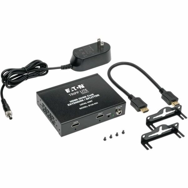 Eaton Tripp Lite Series 4-Port HDMI over Cat5/6 Extender/Splitter, Box-Style Transmitter for Video/Audio, Up to 150 ft. (45 m), TAA - Image 3