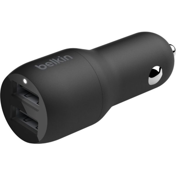 Belkin BoostCharge Dual USB-A Car Charger 24W - Image 5