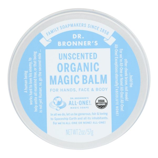 Dr. Bronner's - Magic Balm Unscented - Case of 6-2 OZ - Image 2