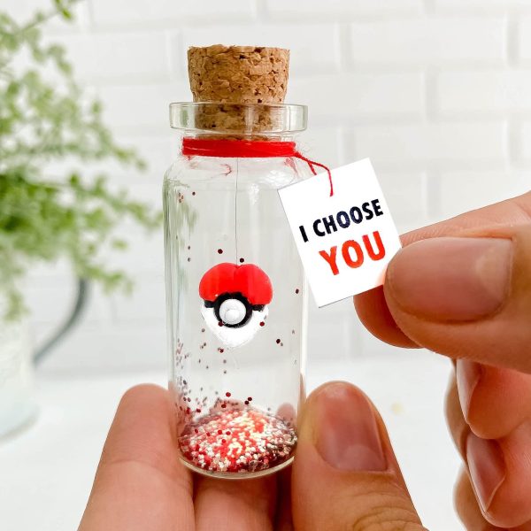 Cute Anniversary Present For Girlfriend or Boyfriend Unique Game Inspired Romantic Bottle Anniversary Love Wish Jar (No Box I Choose You) - Image 3