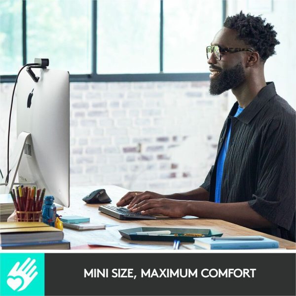 Logitech MX Keys Mini Minimalist Wireless Illuminated Keyboard, Compact, Bluetooth, Backlit, USB-C, Black - Image 3