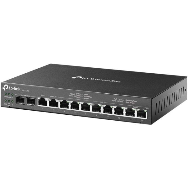 TP-Link ER7212PC - Omada PoE Switch & Controller 3-in-1 Gigabit VPN Router - Image 2