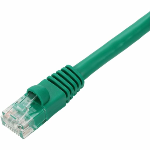 AddOn 15ft Green CAT 6A PVC Ethernet Cable Snagless Bubble Boot RJ-45 M/M - Image 2