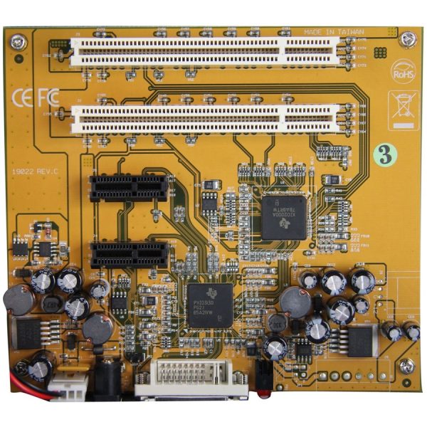StarTech.com PCI Express to 2 PCI & 2 PCIe Expansion Enclosure System - Full Length - Expansion Bay - External - 4 slot - PCI Express Single Lane - PCI Full Length - Image 3