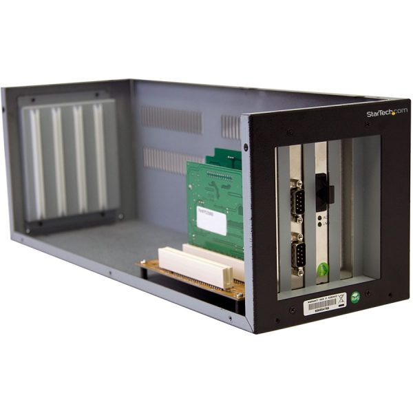 StarTech.com PCI Express to 2 PCI & 2 PCIe Expansion Enclosure System - Full Length - Expansion Bay - External - 4 slot - PCI Express Single Lane - PCI Full Length - Image 4