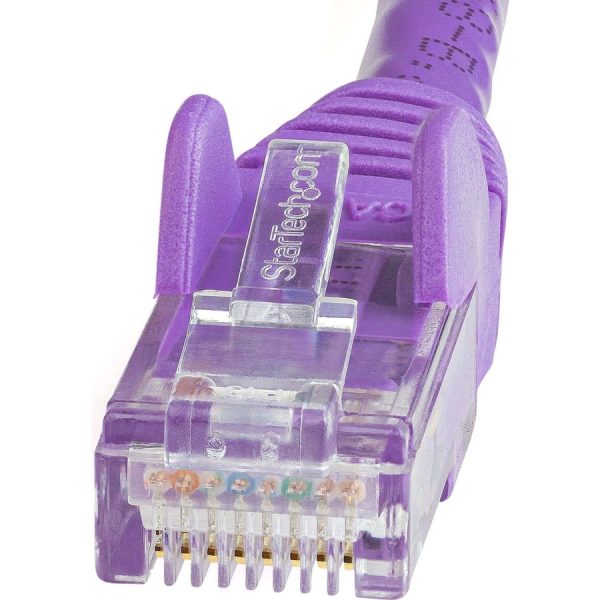 StarTech.com 6ft CAT6 Ethernet Cable - Purple Snagless Gigabit - 100W PoE UTP 650MHz Category 6 Patch Cord UL Certified Wiring/TIA - Image 3
