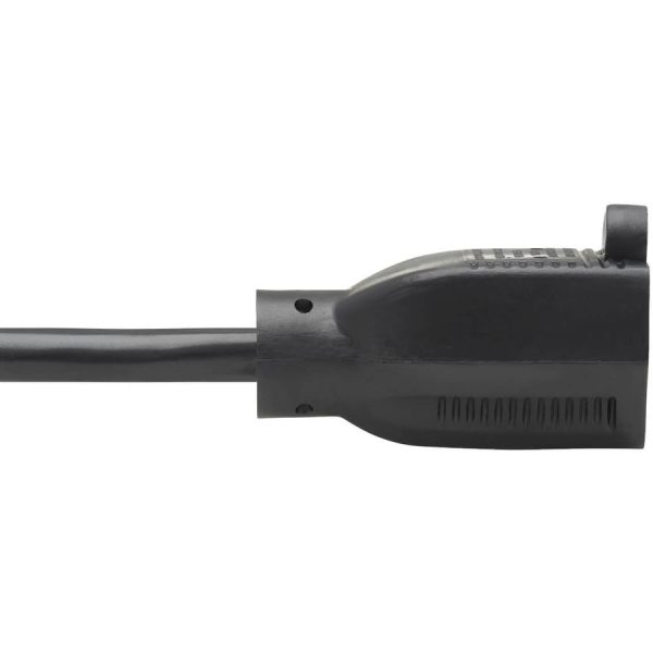 Eaton Tripp Lite Series Power Extension Cord, Right-Angle NEMA 5-15P to NEMA 5-15R - Heavy-Duty, 15A, 120V, 14 AWG, 6 ft. (1.83 m), Black - Image 3