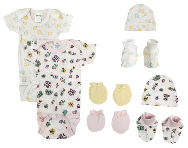 Newborn Baby Girl 8 Pc  Sets Nc_0624