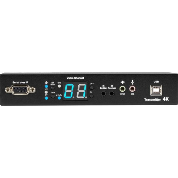 Black Box MediaCento IPX 4K Transmitter - HDMI, USB, Serial, IR, Audio - Image 2